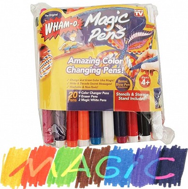 картинка Волшебные фломастеры меняющие цвет Magic Pens 20шт.