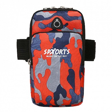 Универсальная спортивная сумка чехол для телефона на руку с камуфляжным принтом