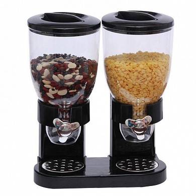Двойной дозатор Cereal Dispenser для круп и готовых завтраков