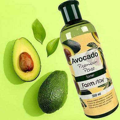 картинка Тонер с экстрактом авокадо FarmStay Avocado Premium pore Toner, 350 мл