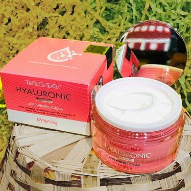 картинка Антивозрастной крем Byanig Essence of beauty hyaluronic anti wrinkle cream, 60г