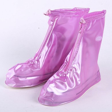 Чехлы дождевики бахилы для защиты обуви от дождя и грязи на замке