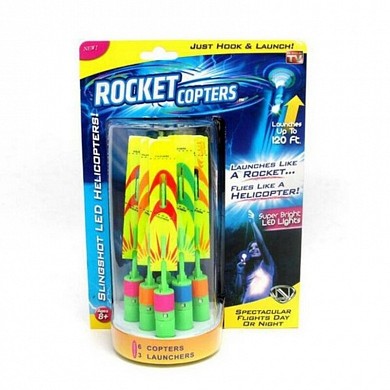Светодиодные ракеты Rocket Copters 6 ракет