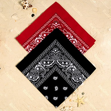 Бандана платок в стиле hip-hop универсальная косынка повязка для волос на голову