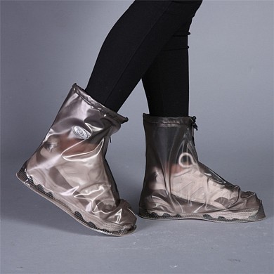 Чехлы дождевики бахилы для защиты обуви от дождя и грязи на замке