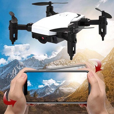 Квадрокоптер Wi-Fi Fold Drone LF606 с камерой 0,3MP