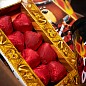 Подарочный набор бокс для мужчин в коробке "Ты просто огонь" 2 пр. (чай, шоколадные конфеты)