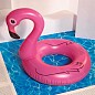 Пляжный надувной круг Розовый Фламинго Pink Flamingo для плавания