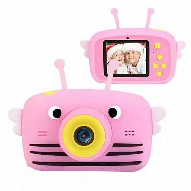 Детская цифровая камера фотоаппарат с ушками