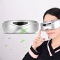 Беспроводные умные магнито-акупунктурные очки массажер для глаз Eye Care с сенсорным управлением