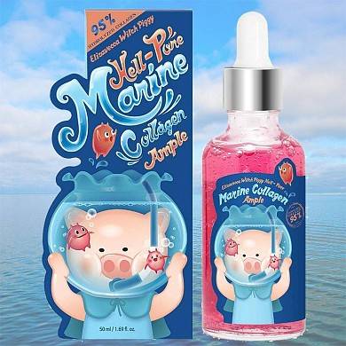 картинка Сыворотка Elizavecca Hell-Pore Marine Collagen Ample, 50 мл