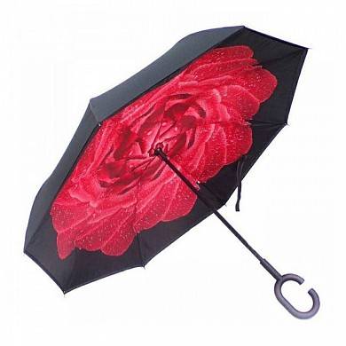 Зонт-наоборот трость (зонт обратного сложения антизонт)