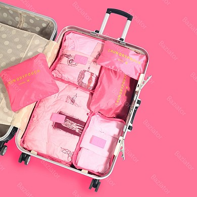 Дорожный органайзер для чемодана из 6 штук LAUNDRY POUCH, набор для путешествий и хранения вещей