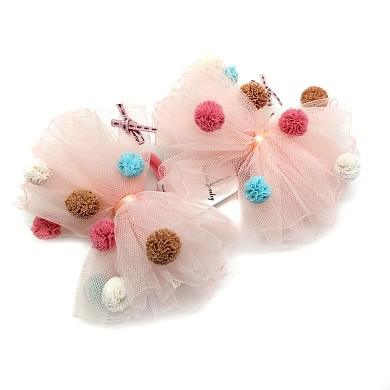 Комплект детских резинок для волос Ansony Fashion Jewelry с разноцветными шариками (пара)