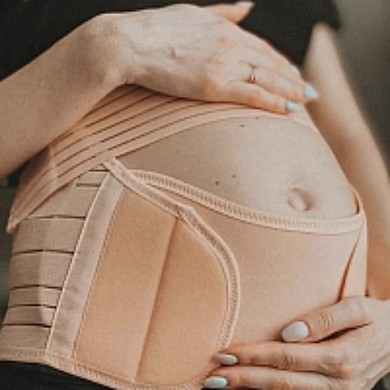 картинка Эластичный женский предродовой бандаж для беременных женщин и послеродовой пояс для поддержки 3 в 1