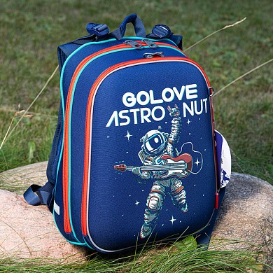 Детский школьный рюкзак ранец Go love max с ортопедической спинкой