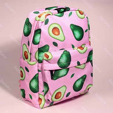 Рюкзак школьный для девочек подростков с Авокадо маленький