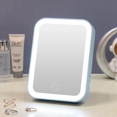 Настольное косметическое зеркало с регулируемой LED подсветкой и функцией селфи лампа Beauty Mirror