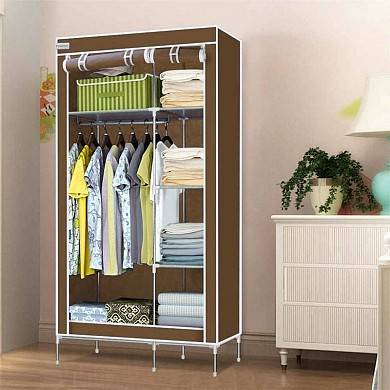 Складной каркасный тканевый шкаф Wardrobe closet 110х45х175 см