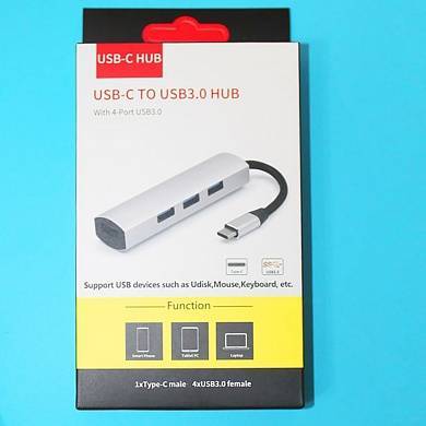 Хаб разветвитель USB-C для USB 3.0 4 порта