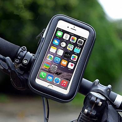 картинка Водонепроницаемый держатель чехол для смартфона на вело и мото