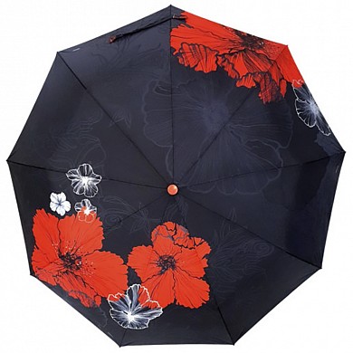 Зонт женский складной автомат Яркие цветы