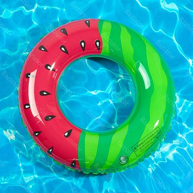 Пляжный надувной круг для плавания Сочный Арбуз Watermelon