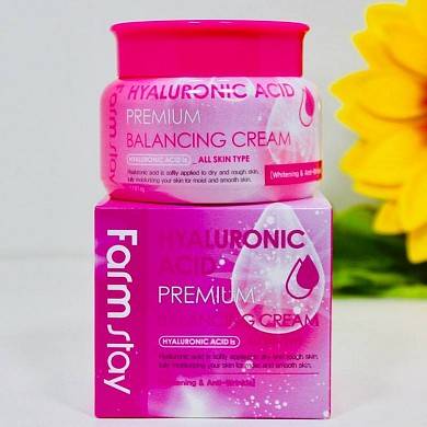 Крем с гиалуроновой кислотой FarmStay Hyaluronic Acid Premium Balancing Cream, 100мл