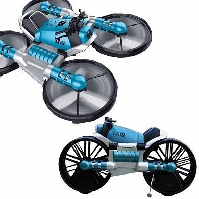 картинка Квадрокоптер-мотоцикл дрон трансформер с пультом управления Leap 2 в 1
