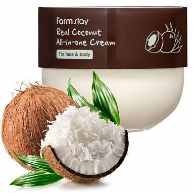 картинка Многофункциональный крем с экстрактом кокоса FarmStay Real Coconut All-In One Cream, 300мл