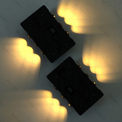 картинка Уличный светильник настенный на солнечной батарее LED SOLAR WALL LAMP 2 шт