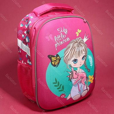 Ранец рюкзак школьный для девочек ортопедический для первоклассника с рисунком