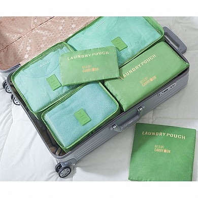 Набор для путешествий и хранения  из 6 сумок органайзеров