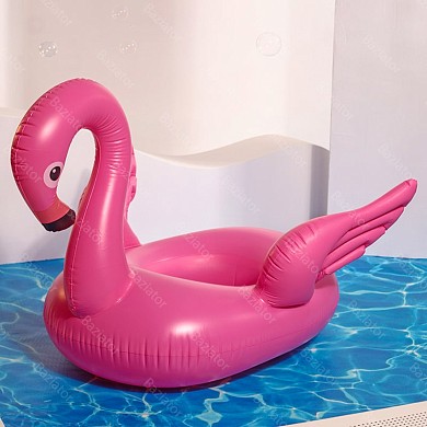 Детский надувной круг с трусами для плавания Фламинго Pink Flamingo с крылышками