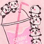 Набор детских трусов слипов для девочки из хлопка 5 штук Cool Kid с пандами