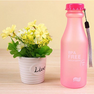 Матовая эко бутылка для напитков «BPA Free» 550 мл