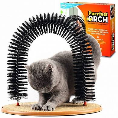 картинка Когтеточка со щеткой Purrfect ARCH