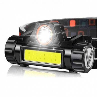 картинка Аккумуляторный налобный фонарик Baziator 665/101 с магнитом