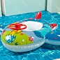 Детский надувной круг от 3-х лет с трусами для плавания Самолет Baby Boat руль с сигналом