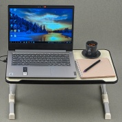 картинка Столик подставка трансформер для ноутбука, планшета WOOD A8 AVANT A6 с вентилятором 