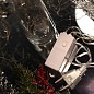 Новогодняя светодиодная гирлянда Роса гибкая нить капля на леске 8 режимов с контроллером от сети