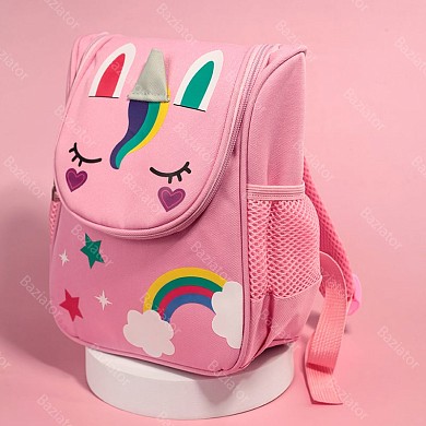 Детский рюкзак для девочки для малышей дошкольный маленький в садик Единорог