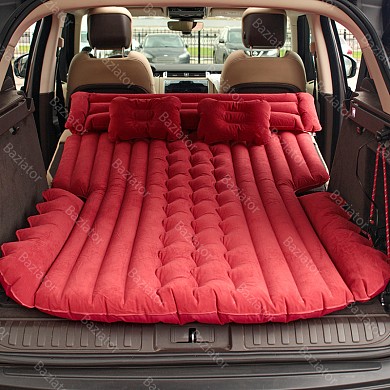 Надувной автомобильный матрас кровать 190x120 см c насосом и подушками для сна